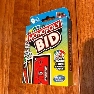 Monopoly Bid Card Game - Brand New!